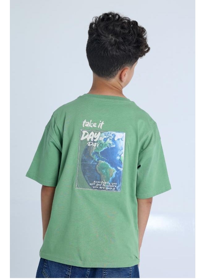 Junior Boys Over Size T-Shirt - Image 3