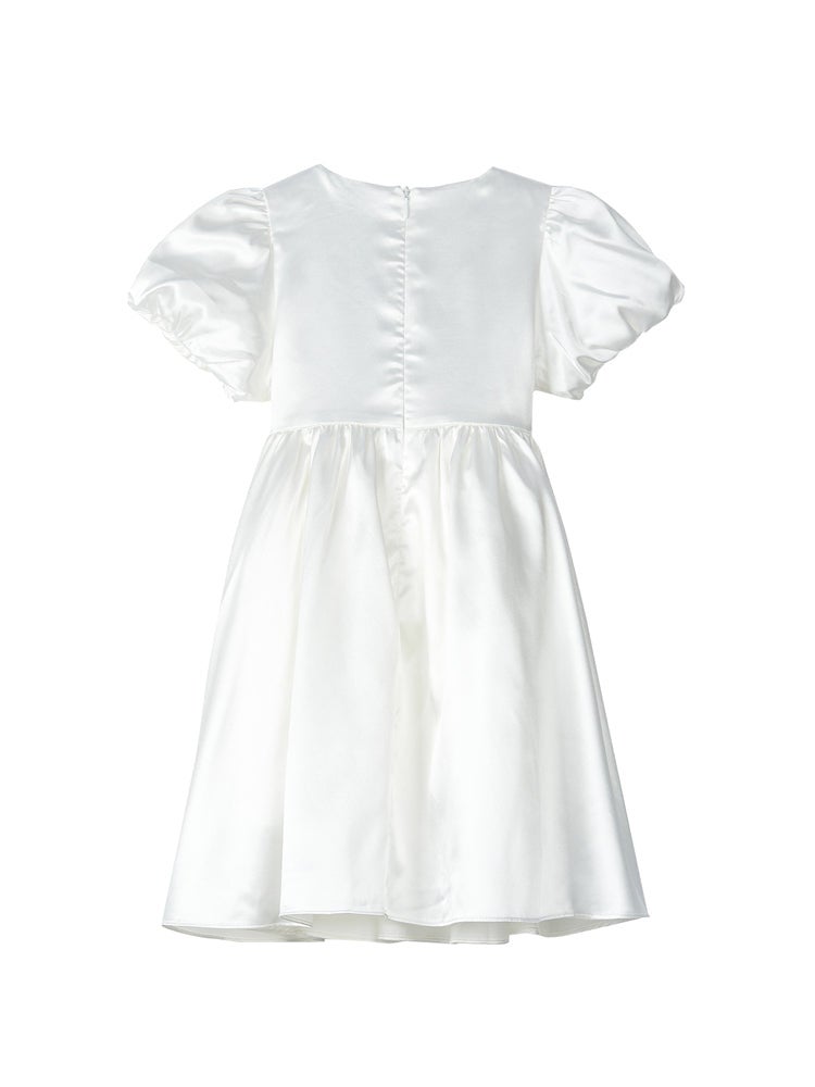 Balabala Girls' Solid Colored Dress - Image 2