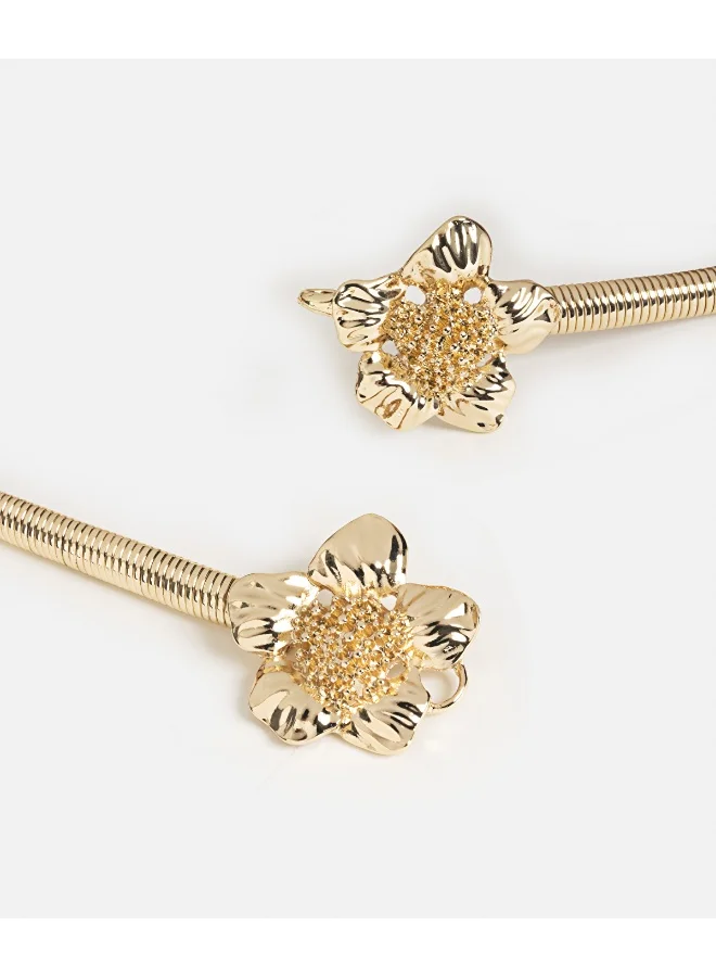 Ipekyol Flower Metal Belt