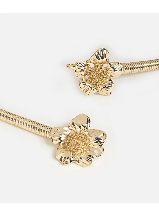 Ipekyol Flower Metal Belt