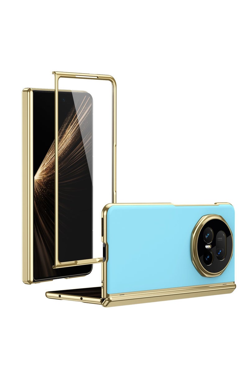 general Suitable for Honor Magic V5 electroplated matte phone case, hinge-enclosed foldable screen drop protection case, lightweight and durable outer shell. - Image 4