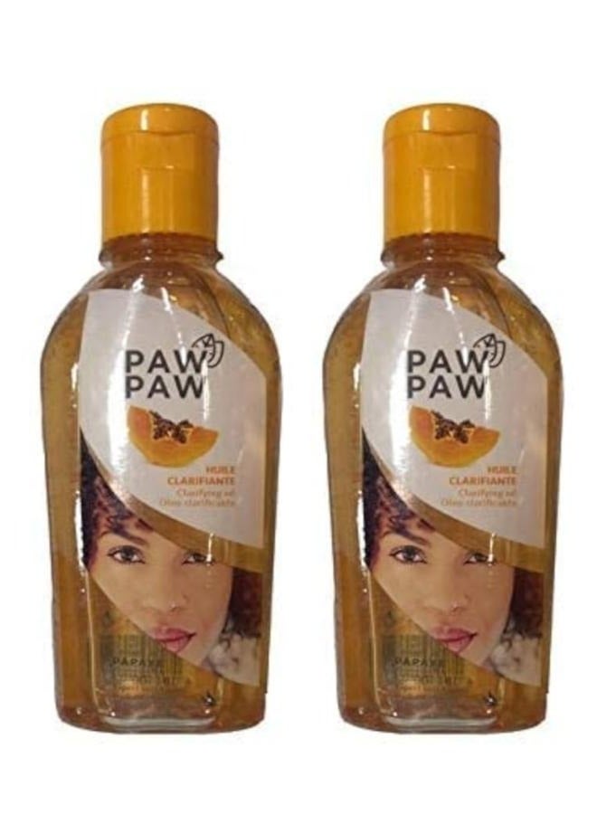 باو باو زيت منقي بفيتامين E ومستخلصات البابايا 60 مل قطعتين