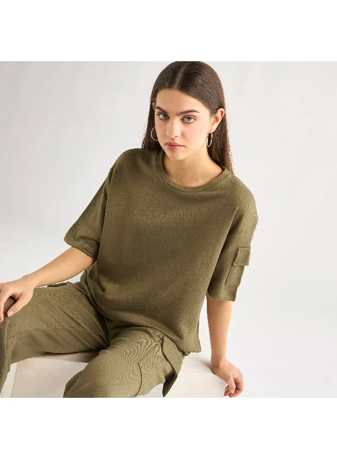 Splash FAV Crew Neck Sweat Top And Jogger
