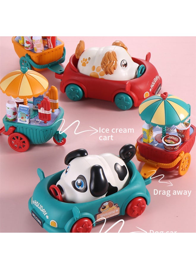 Kidsren's Cartoon Pet Dog Voice-activated Sensor Crawling Dog Artificial Electric Pet Toy Play House Gift Batch-Color:0252835 Spin Slide Music (voice Controlled Induction Dog) [window Box]  - Image 3