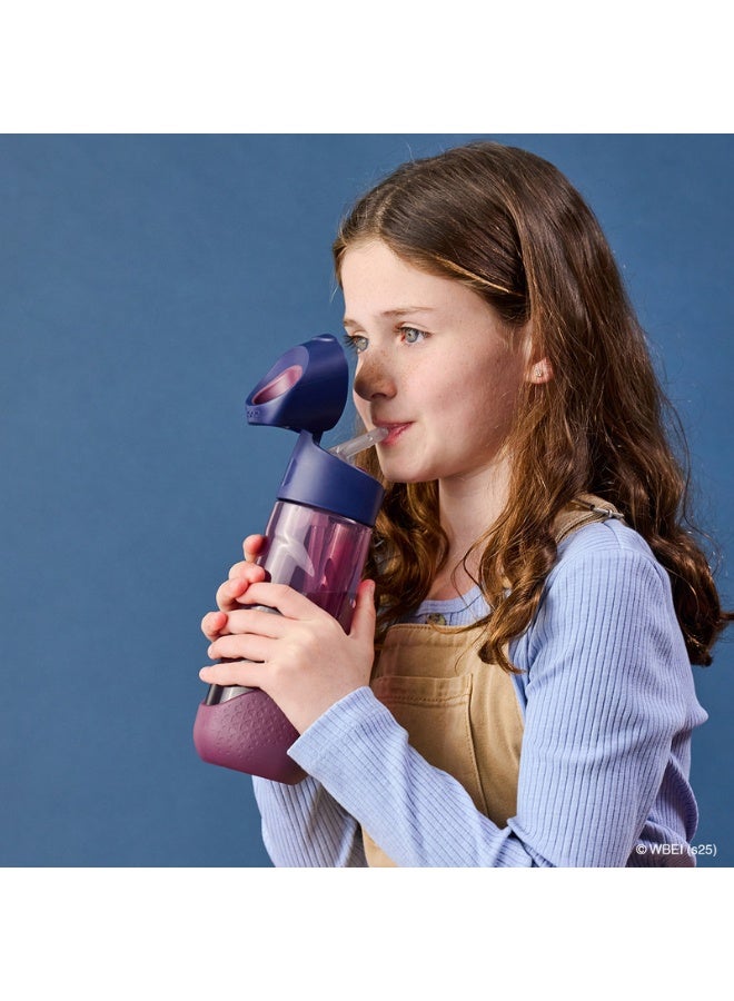 B.Box Big Kids Tritan™ Drink Bottle with Straw | Leakproof Push Button Lid | Ergonomic Triangle Grip | BPA-Free Reusable Water Bottle for School Kids | 600ml-Harry Potter - Image 5