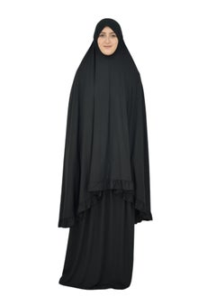 DAMAS COLLECTION Two Piece Islamic prayer dress women the Long - Prayer Clothes for Women - Prayer Abaya For women - Jilbab 2 piece, Umrah essentials for women - Prayer set  - Image 5