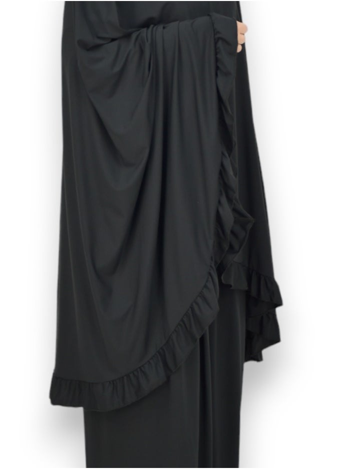 DAMAS COLLECTION - Two Piece Islamic prayer dress women the Long - Prayer Clothes for Women - Prayer Abaya For women - Jilbab 2 piece, Umrah essentials for women - Prayer set - Image 1