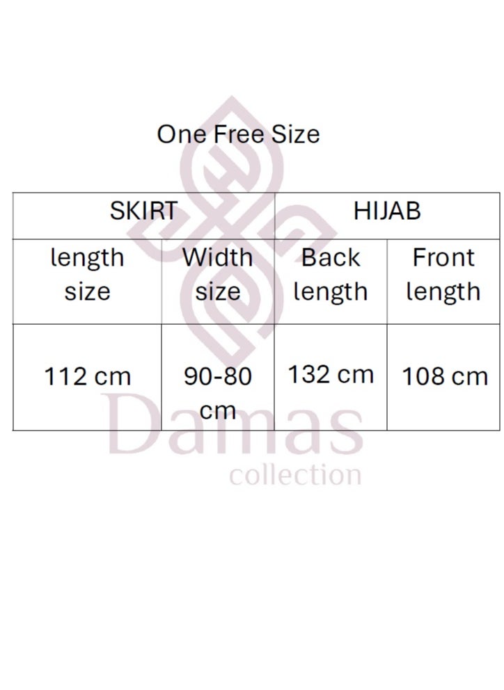 DAMAS COLLECTION - Two Piece Islamic prayer dress women the Long - Prayer Clothes for Women - Prayer Abaya For women - Jilbab 2 piece, Umrah essentials for women - Prayer set - Image 1
