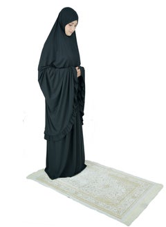 DAMAS COLLECTION Two Piece Islamic prayer dress women the Long - Prayer Clothes for Women - Prayer Abaya For women - Jilbab 2 piece, Umrah essentials for women - Prayer set  - Image 2