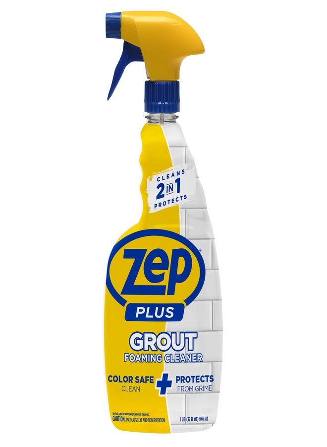 Zep Plus Grout Foaming Cleaner - 32 Fl OZ - R54212-2-in-1 benefits clean while protecting grout from water, dirt and grime - Image 1