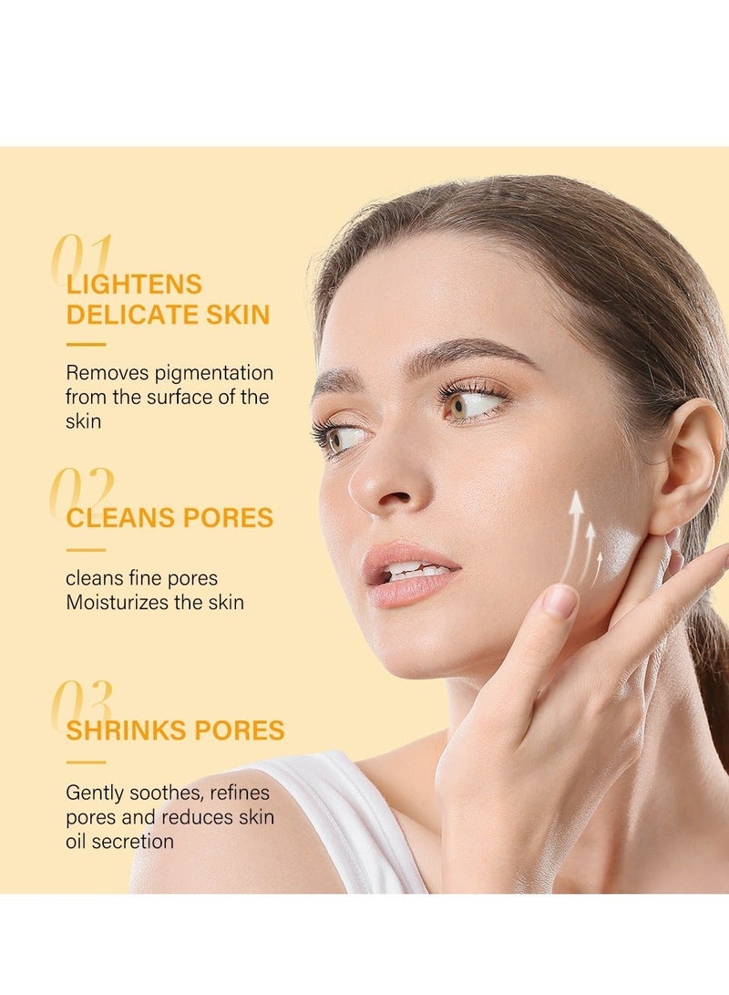MOOYAM Kojic Acid Turmeric Solution- Reduca The Dark Spots Anti Aging Serum,Lighten Spots,Adjust Skin Tone 30ml - Image 3