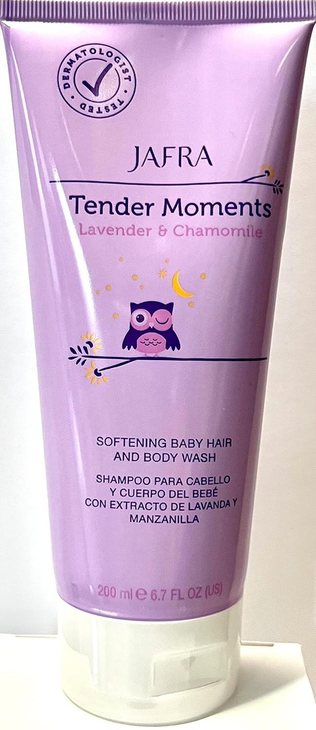 JAFRA TENDER MOMENTS LAVENDER  CHAMOMILE SOFTENING BABY HAIR  BODY WASH - Image 1