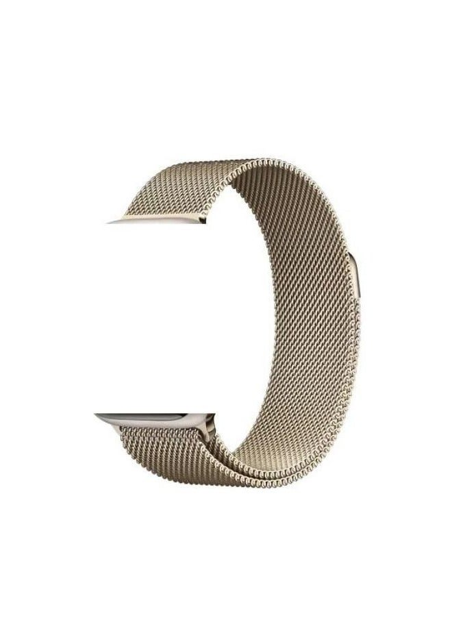 سوار حلقى مغناطيسى لون ستار لايت متناسب  مع ساعة ابل الاصدار التاسع مقاس 41 - Image 1