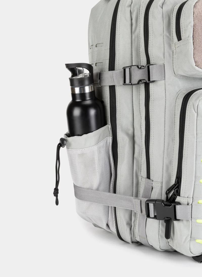 Built for Athletes LARGE GYM BACKPACK BUILT FOR ATHLETES GREY LIME