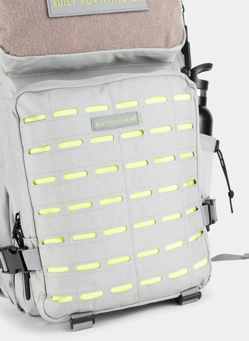 Built for Athletes LARGE GYM BACKPACK BUILT FOR ATHLETES GREY LIME