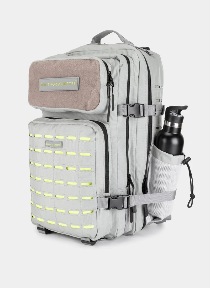 Built for Athletes LARGE GYM BACKPACK BUILT FOR ATHLETES GREY LIME