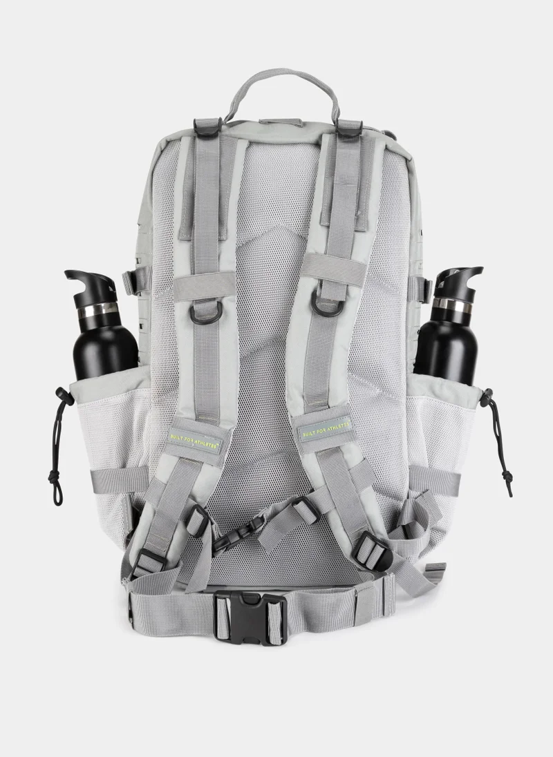 Built for Athletes LARGE GYM BACKPACK BUILT FOR ATHLETES GREY LIME