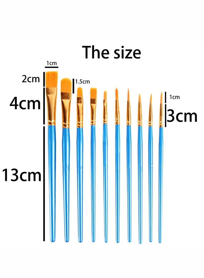 مجموعة فرش طلاء مكونة من 50 قطعة مناسبة للرسامين المحترفين والهواة - Image 5