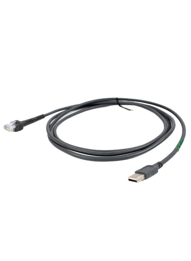 Zebra Compatible Zebra Motorola Scanner Data Cable, Barcode Scanner Data Cable Usb Interface Connection Cable, Domestic Xin Yue Usb Cable 2 Meters, Ls/ds2208/2278