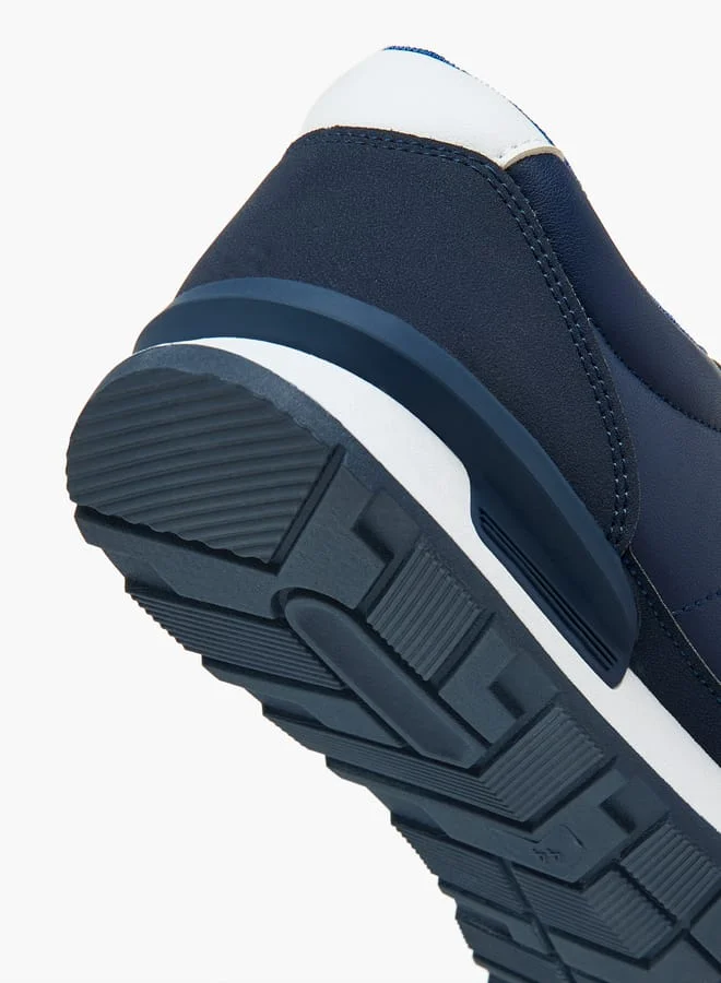 LBL by Shoexpress Men's Colourblock Sneakers with Lace-Up Closure