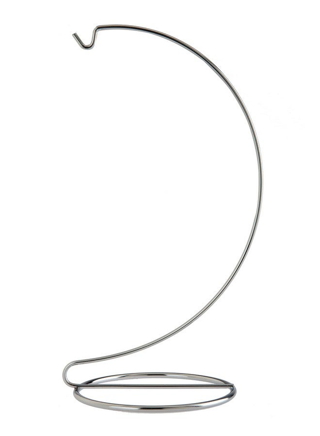 Creative Hobbies® 10 Inch Chrome Ornament Display Stands - Elegant Wire Hangers for Ornaments & Terrariums | Pack of 3 - Image 2