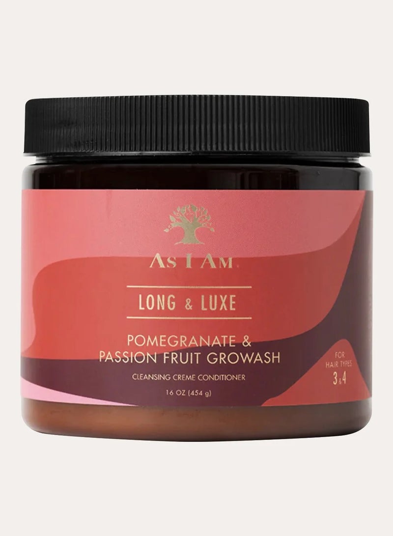 As I Am Long And Luxe Growash Cleansing Creme Conditioner 454g - Image 3
