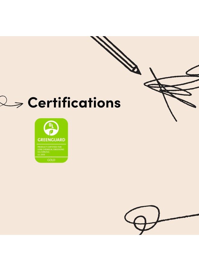 Storkcraft Premium Hoop Glider and Ottoman (White Base, Gray Swirl Cushion) – Padded Cushions with Storage Pocket, Smooth Rocking Motion, Easy to Assemble, Solid Hardwood Base - Image 5