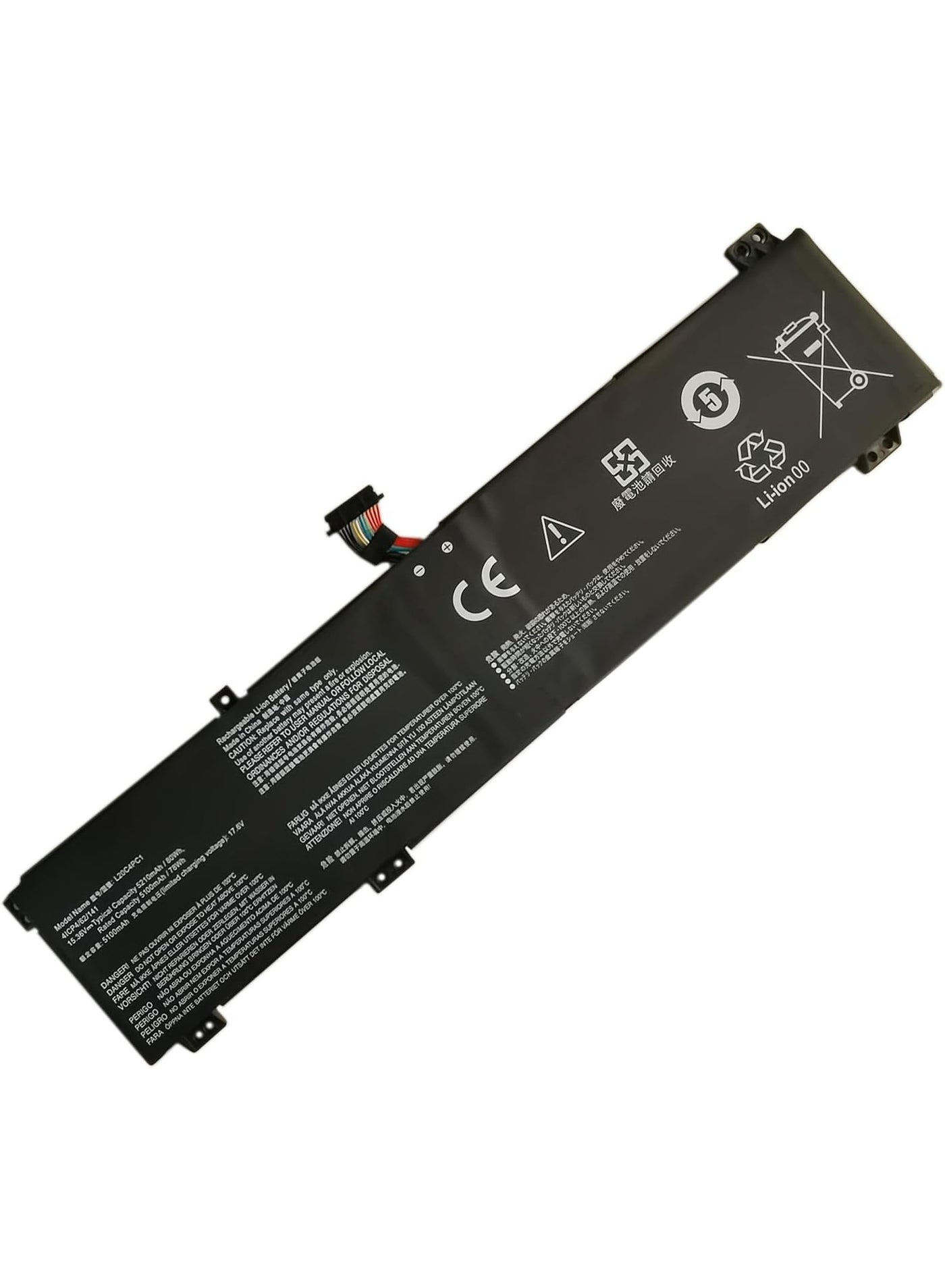 Terabyte 15.36V 80Wh L20D4PC1 L20C4PC1 L20M4PC1 Replacement Battery Compatible with Lenovo Legion 5 Pro-16ACH6 16ACH6H 16ITH6 16ITH6H 5-15ITH6 15ITH6H 15ACH6 15ACH6A 15ACH6H 7-16ITHg6 16ACHg6 Series