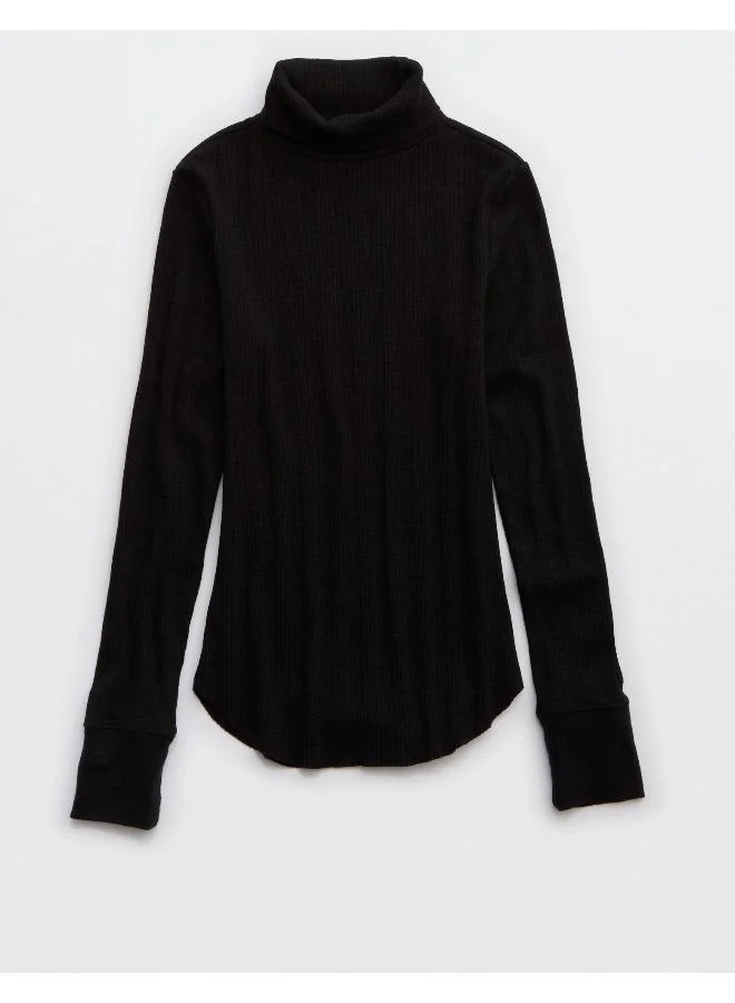 Aerie Aerie Essential Turtleneck Layering T-Shirt
