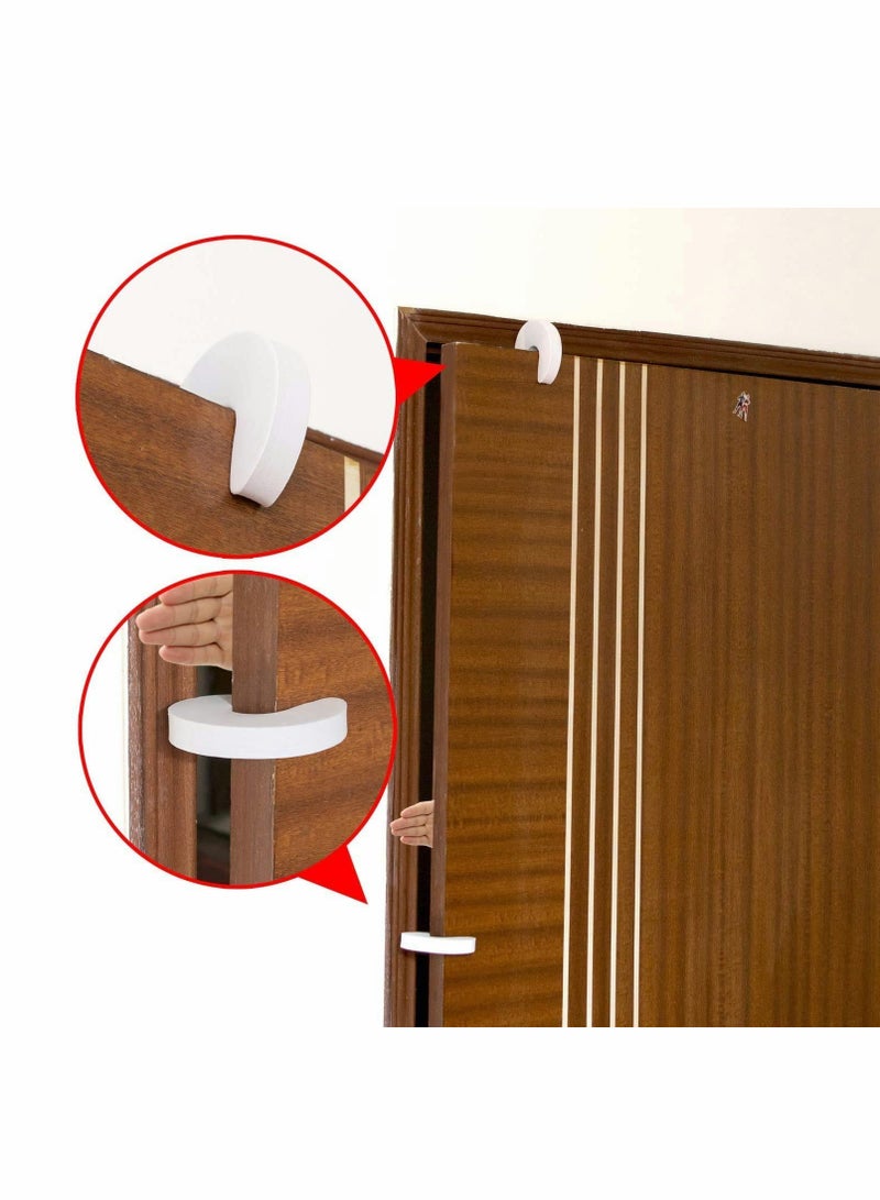 SOLARAE Door Finger Guards,  Foam Pinch Door Guard Upgrade Version To Prevents Children Baby Finger Pinch Injuries Child Safety Soft Door Finger Guards Foam Door Stopper Getting Locked in Room, 6 Pack - Image 5