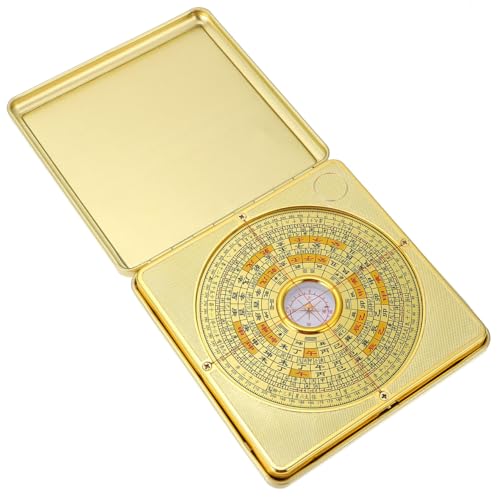 IMIKEYA Feng Shui Compass Pan Chinese Ancient Compass for Home Planning and Feng Shui Practices Precision Magnetic for and Residential Harmony 1pc - Image 1