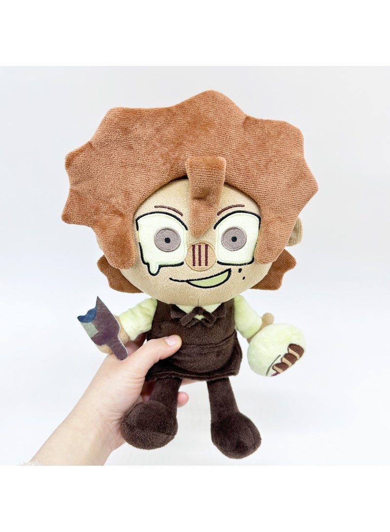 Rody Dead Plate plush Brown Big Head Plush Toy Game Peripherals Doll, Soft Hug Plush Toy, Children's Birthday Holiday Gifts - Image 4