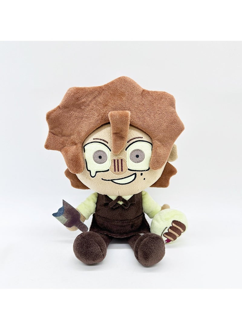 Rody Dead Plate plush Brown Big Head Plush Toy Game Peripherals Doll, Soft Hug Plush Toy, Children's Birthday Holiday Gifts - Image 5