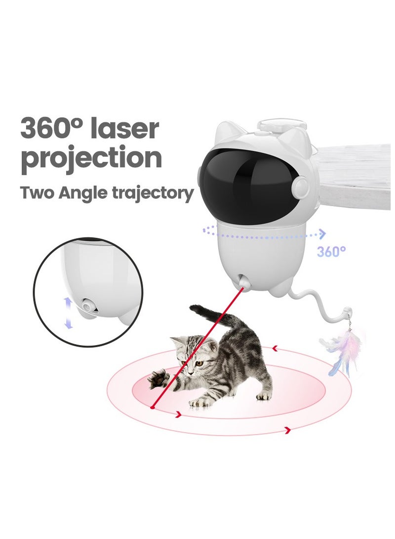 General Laser cat teasing stick pet smart induction cat toy self hi red light laser cat teaser USB  - Image 2