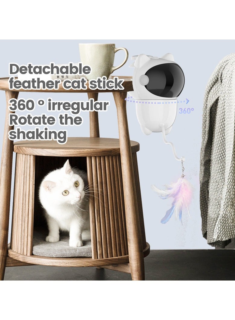 General Laser cat teasing stick pet smart induction cat toy self hi red light laser cat teaser USB  - Image 3