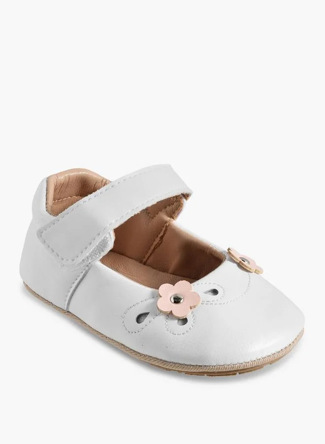 Barefeet Mary Jane Shoes With Hook & Loop Closure