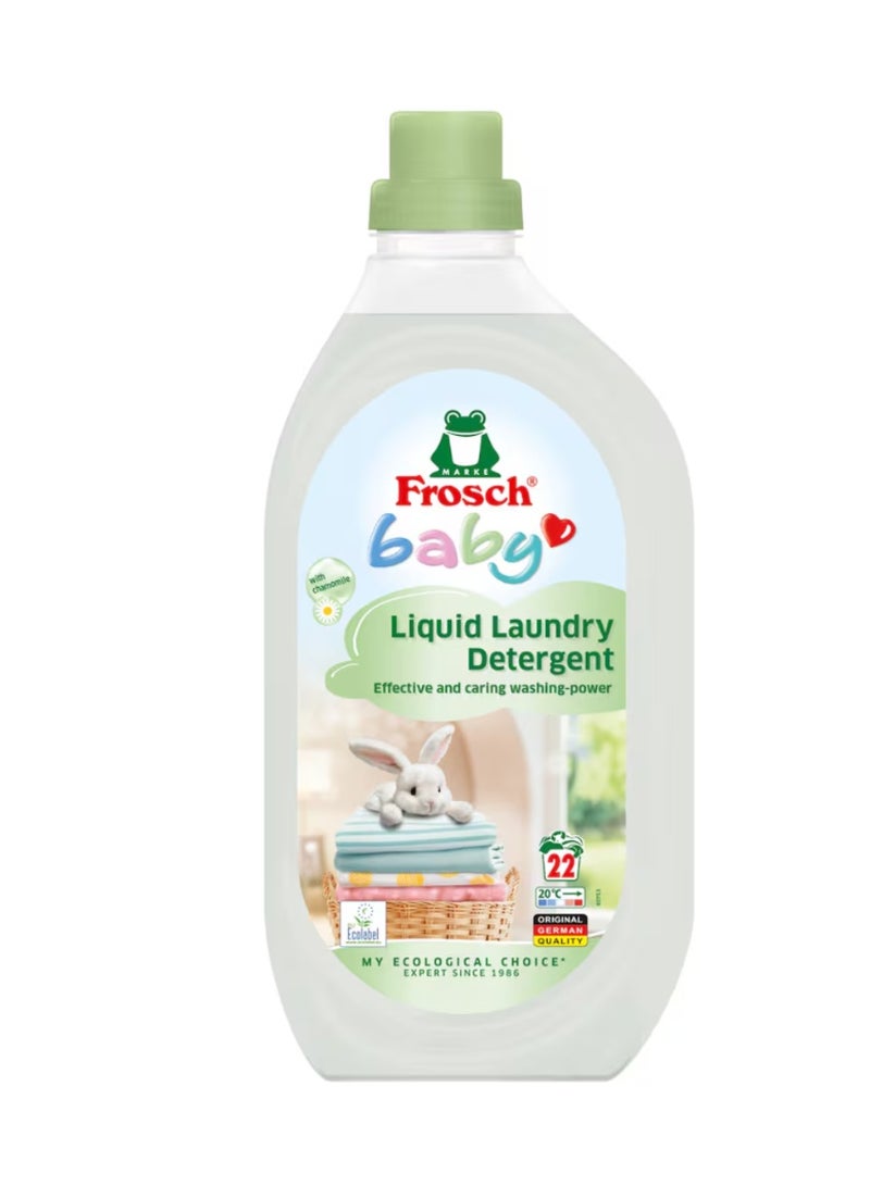 Frosch Baby Liquid Laundry Detergent 1.5L - Hypoallergenic, Chamomile Extract, Suitable for Sensitive Skin - Image 1