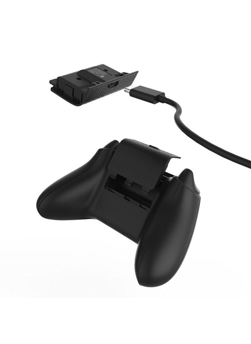 JYS - حزمة بطارية قابلة للشحن لجهاز Xbox Series X المكونة من قطعتين - Image 1