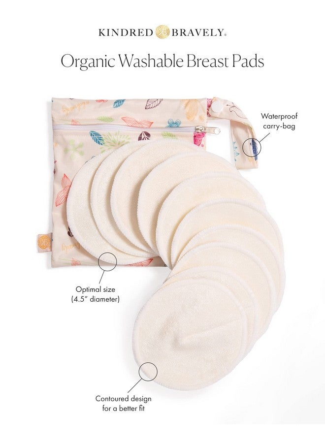 Kindred Bravely Kindred Bravely Hands-Free Pumping Bra Bundle with Organic Washable Breast Pads, 10 Pack (Beige, 1X) - Image 1