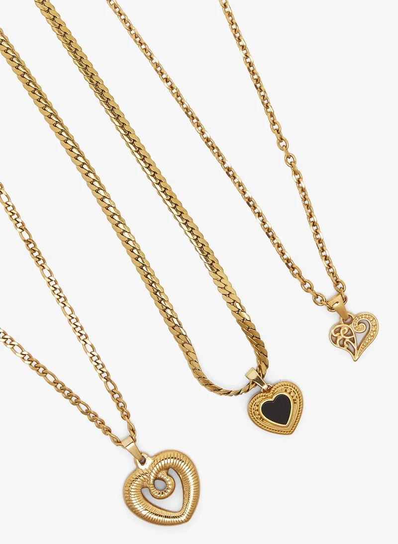 ELLA Multipack Layered Chain Necklace with Charms