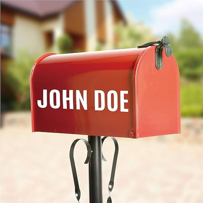 9 Sheets Self Adhesive Vinyl Letters Numbers Kit, Mailbox Numbers Sticker for Mailbox, Signs, Window, Door, Cars, Trucks, Home, Business, Address Number, lockers (3 Inch, White) - Image 2