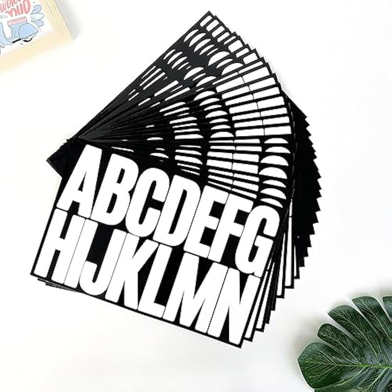 9 Sheets Self Adhesive Vinyl Letters Numbers Kit, Mailbox Numbers Sticker for Mailbox, Signs, Window, Door, Cars, Trucks, Home, Business, Address Number, lockers (3 Inch, White) - Image 4