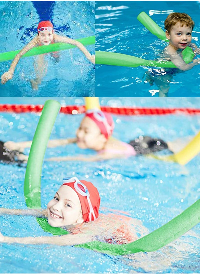 Wave - Swimming Noodle Swim Pool Noodle, Water Float Aid Noodles Foam Float, Suitable for Children and Adult, Kids Floatation Device Flexible Strong Noodle Swim Support, Solid Foam Swimming Stick - Image 1