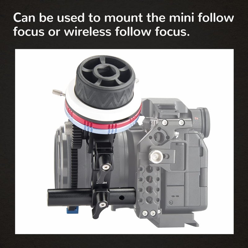 Nitze 15mm Rod with 1/4” Screw 1 Inch/2 Inches/3 Inches (3 pcs) Aluminum Alloy 15mm Rods wtih 1/4" Male to Female Threads - R15-1/4-KIT - Image 4