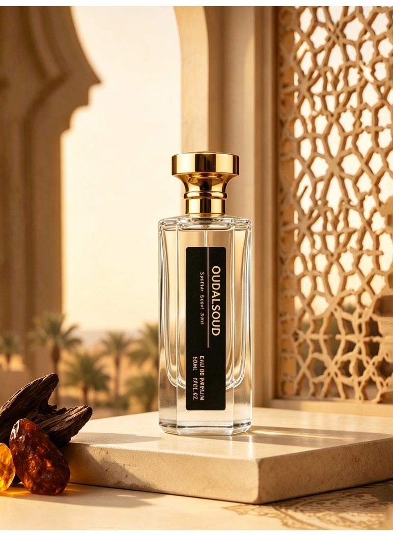OUDALSOUD Khalam Amber Oud EDP 50ml/25% Fragrance Concentration/Woody Aromatic Fragrance for Men and Women/Perfect Ramadan Gift & Valentine's Day Gift - Image 4