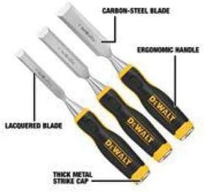 Dewalt Pro Wood Chisel Set 3 Piece - Image 3