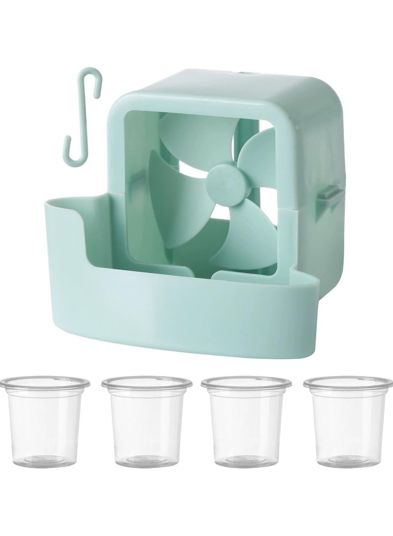 Beauenty Ice Cooling Artifact - Glaze Cooler Device Yard with Glazed | Portable Fan Attachment | Indoor Cooler Device For Room - Image 1