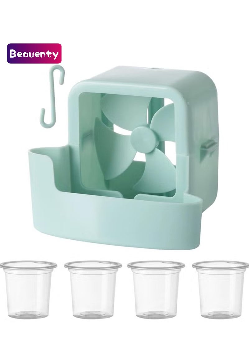 Beauenty Ice Cooling Artifact - Glaze Cooler Device Yard with Glazed | Portable Fan Attachment | Indoor Cooler Device For Room - Image 1