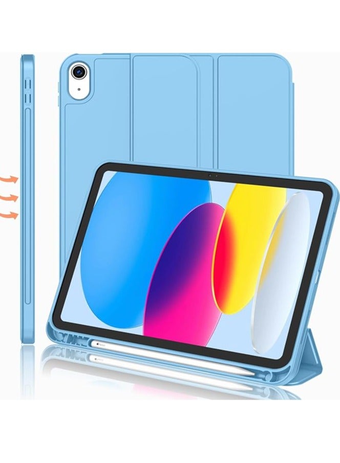 iPad Smart Case for IP 10th 2022 with Auto Sleep and Wake Feature Super Protection with a dedicated place for the pen Suitable for an iPad stand for watching movies  - Image 1