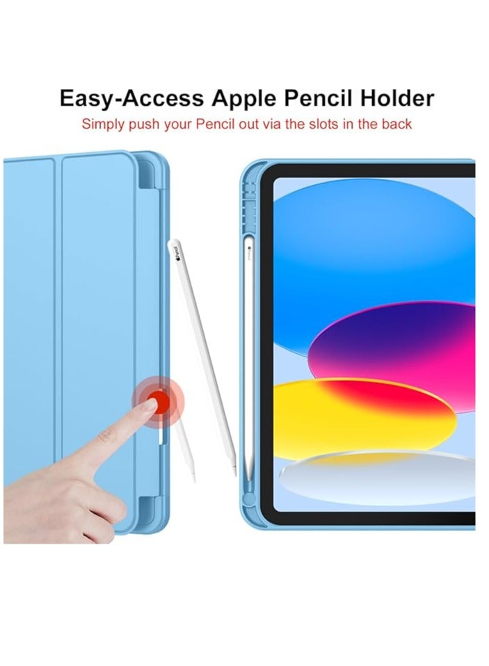 iPad Smart Case for IP 10th 2022 with Auto Sleep and Wake Feature Super Protection with a dedicated place for the pen Suitable for an iPad stand for watching movies  - Image 2